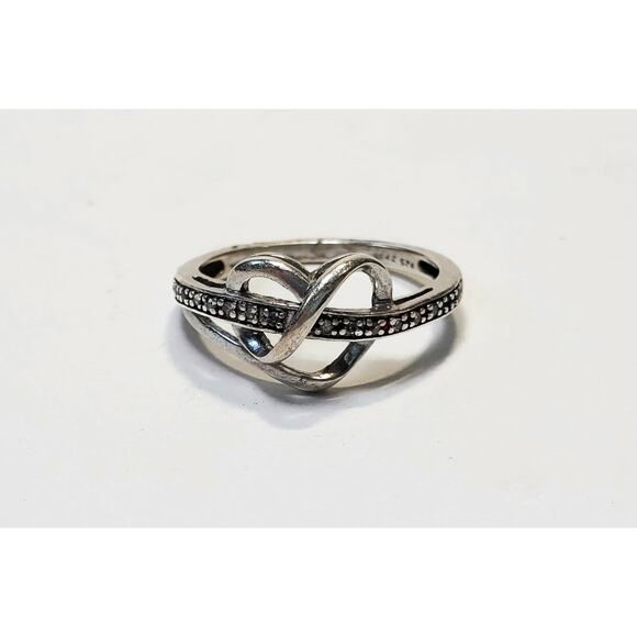 JWBR Sterling Silver Diamond & Synthetic Ruby - Picture 1 of 3
